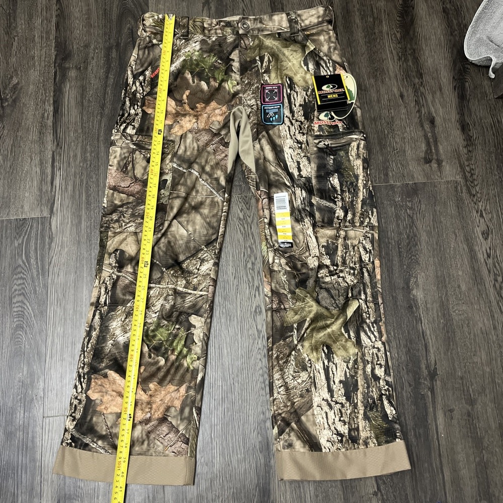 Mossy Oak Camo Hunting Cargo Pants Odor Shield Scent Block Size L NWT 36/38 - Picture 10 of 15